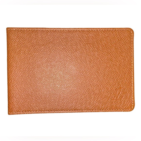 🪪 Louis Vuitton Monogram Taiga Unisex Leather Card/ID Holder Wallet - Picture 3 of 12